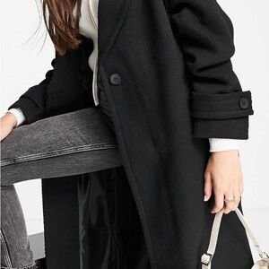 ASOS Black Trench Coat